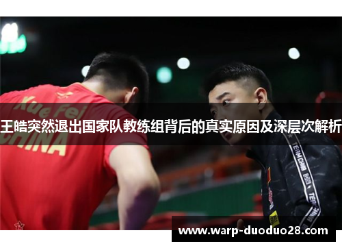王皓突然退出国家队教练组背后的真实原因及深层次解析